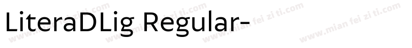 LiteraDLig Regular字体转换